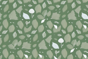A lawn with leaves and other seasonal elements to convey the idea of winter preparation