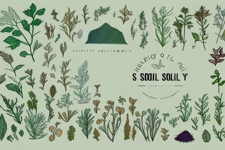 A variety of soil types